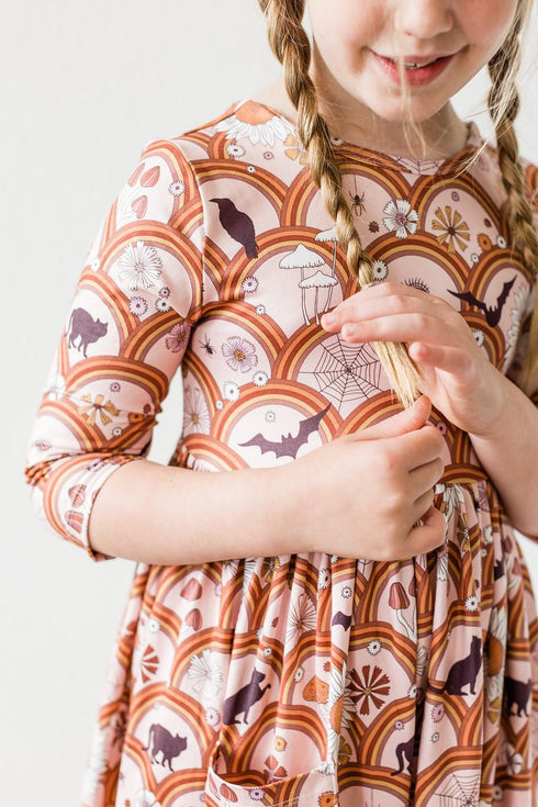 hocus-pocus-3-4-sleeve-pocket-twirl-dress Mila &  Rose - Sophia's Style--12-24M--2